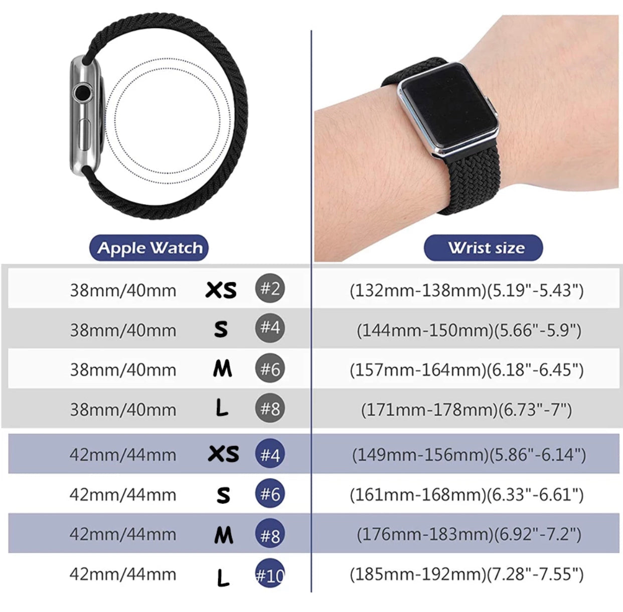 Braided Apple Watch Band 45mm | Super Savings Technologies Braided Apple Watch Band 45mm | Super Savings Technologies
